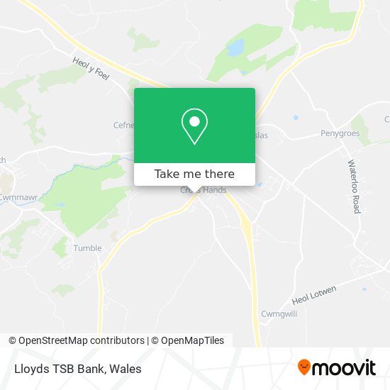 Lloyds TSB Bank map