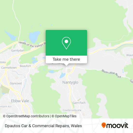 Dpautos Car & Commercial Repairs map