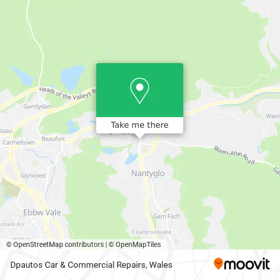 Dpautos Car & Commercial Repairs map