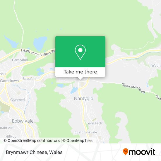 Brynmawr Chinese map