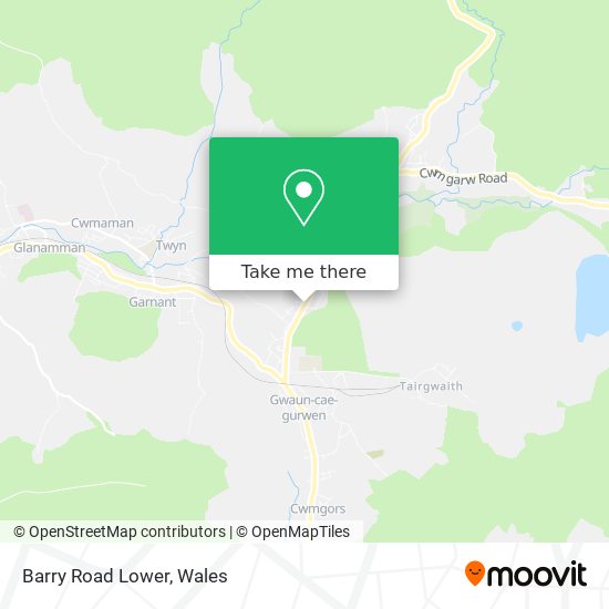 Barry Road Lower map