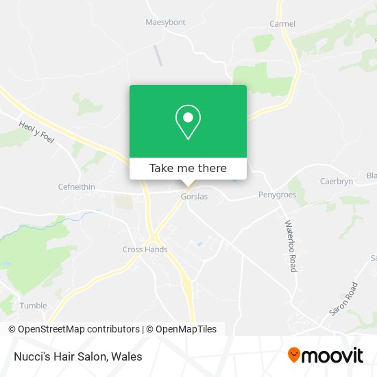 Nucci's Hair Salon map