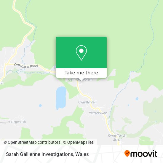 Sarah Gallienne Investigations map