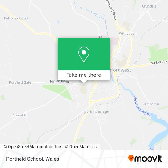 Portfield School map