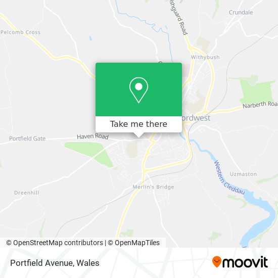 Portfield Avenue map