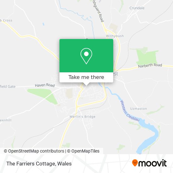 The Farriers Cottage map