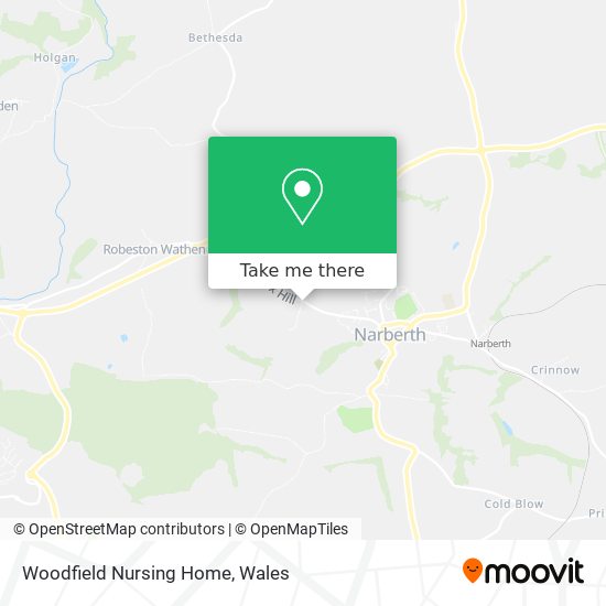 Woodfield Nursing Home map