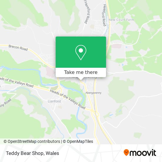 Teddy Bear Shop map