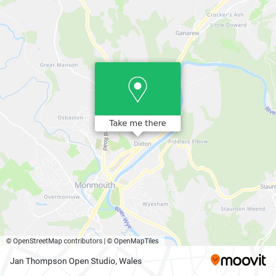 Jan Thompson Open Studio map