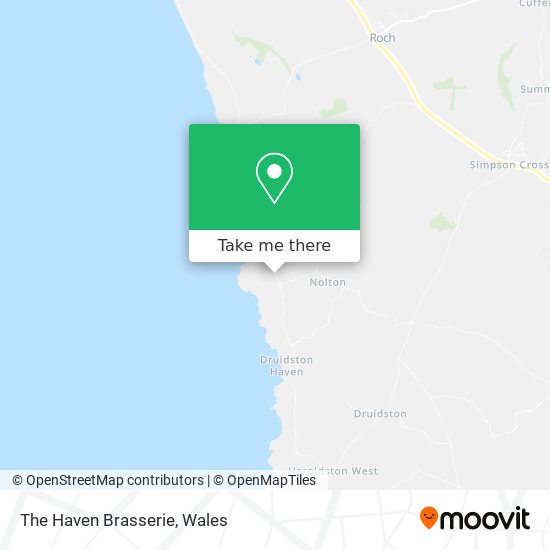 The Haven Brasserie map