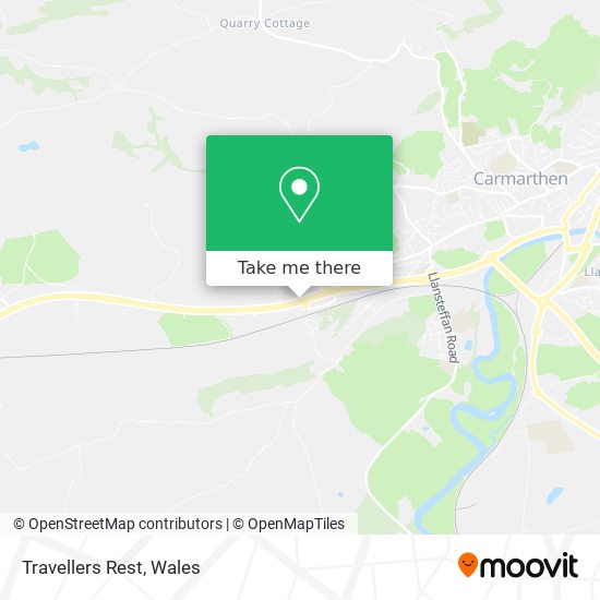 Travellers Rest map