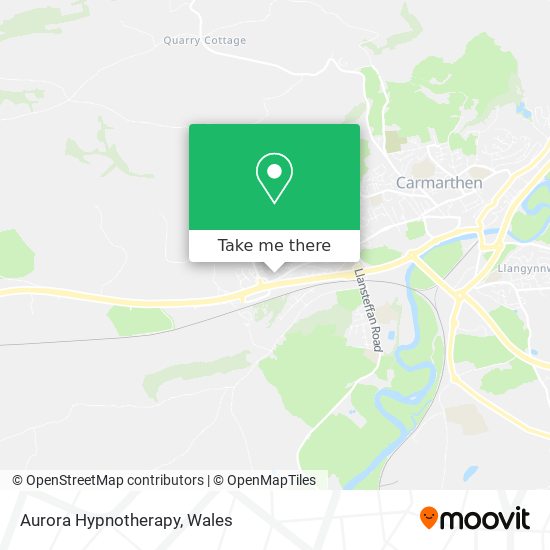 Aurora Hypnotherapy map