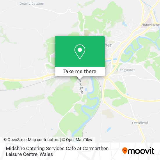 Midshire Catering Services Cafe at Carmarthen Leisure Centre map