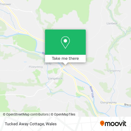 Tucked Away Cottage map
