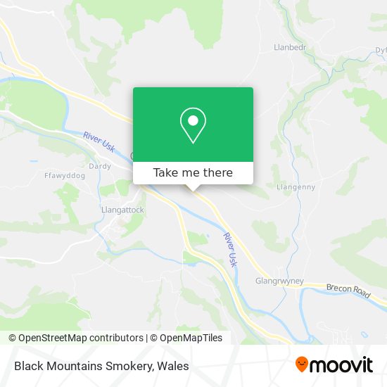 Black Mountains Smokery map