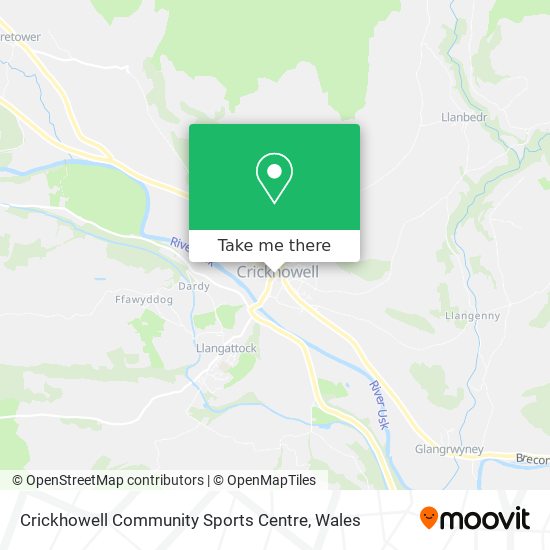 Crickhowell Community Sports Centre map