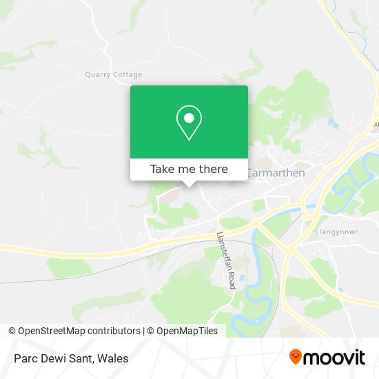 Parc Dewi Sant map