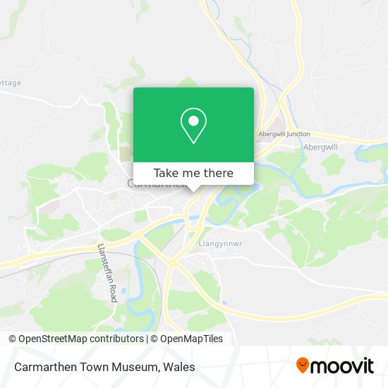 Carmarthen Town Museum map