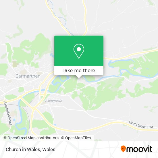 Church in Wales map