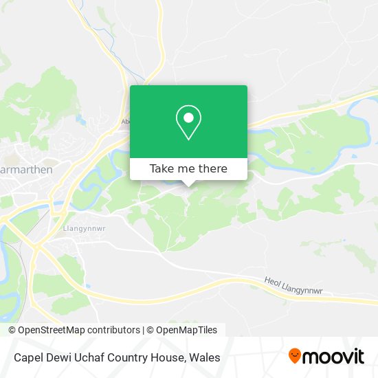 Capel Dewi Uchaf Country House map