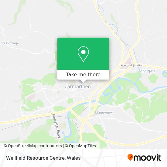 Wellfield Resource Centre map