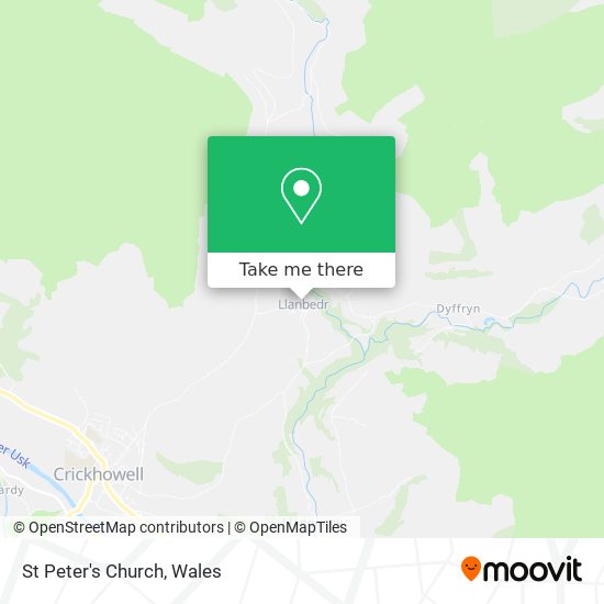 St Peter's Church map