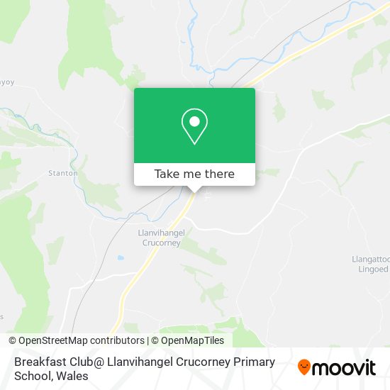 Breakfast Club@ Llanvihangel Crucorney Primary School map