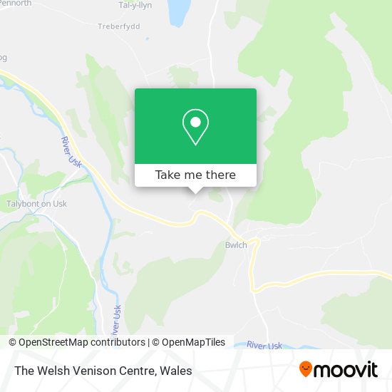 The Welsh Venison Centre map