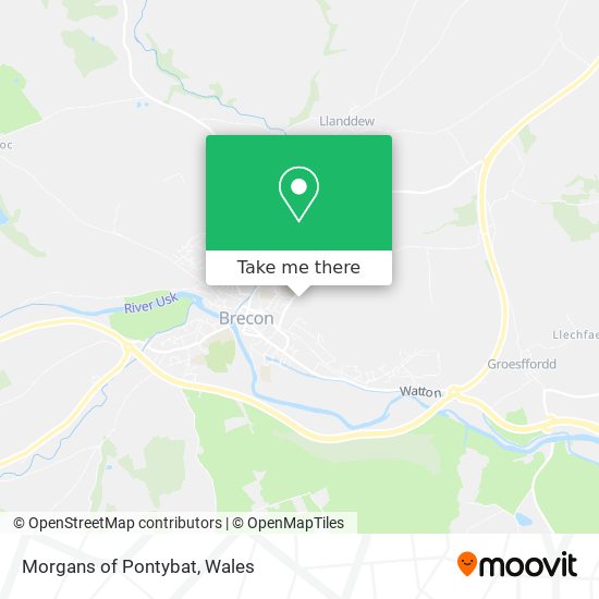 Morgans of Pontybat map