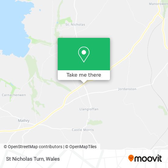 St Nicholas Turn map