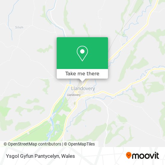 Ysgol Gyfun Pantycelyn map