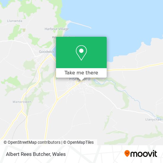 Albert Rees Butcher map
