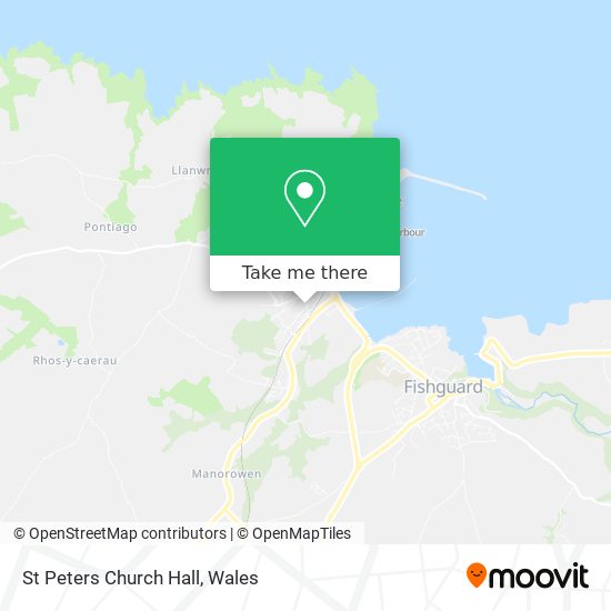 St Peters Church Hall map