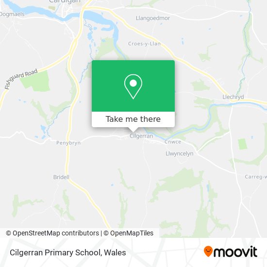 Cilgerran Primary School map