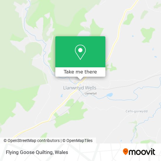 Flying Goose Quilting map