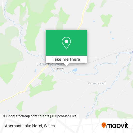 Abernant Lake Hotel map