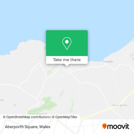 Aberporth Square map