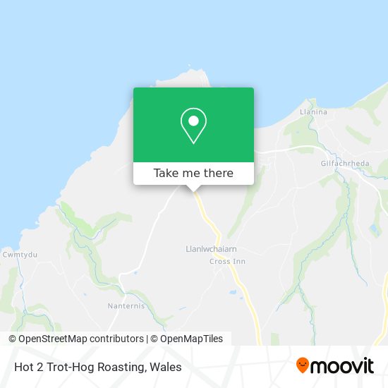 Hot 2 Trot-Hog Roasting map