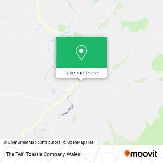 The Teifi Toastie Company map