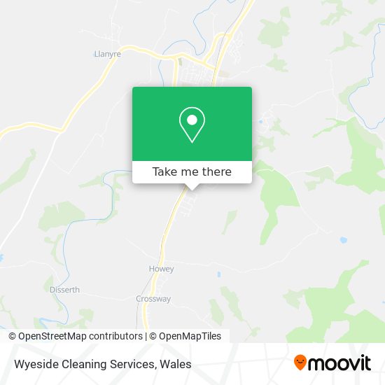 Wyeside Cleaning Services map