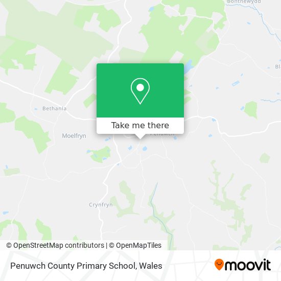 Penuwch County Primary School map