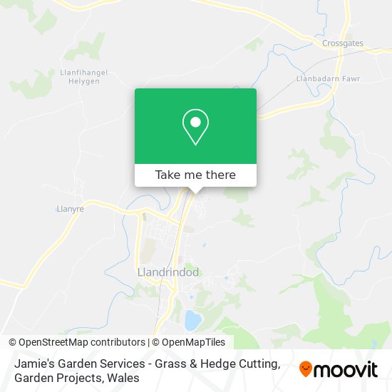 Jamie's Garden Services - Grass & Hedge Cutting, Garden Projects map