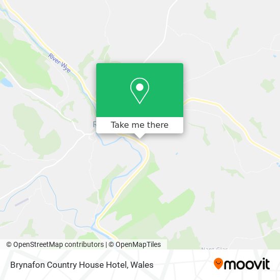 Brynafon Country House Hotel map