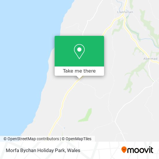 Morfa Bychan Holiday Park map