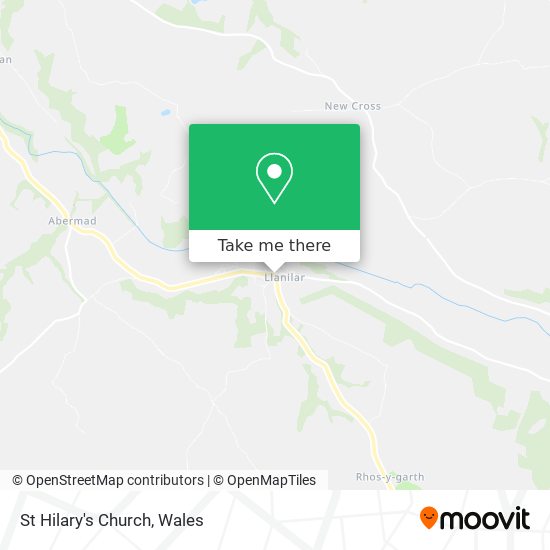 St Hilary's Church map