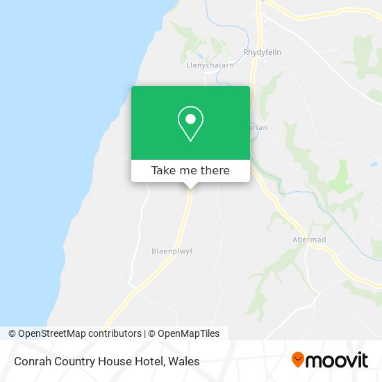 Conrah Country House Hotel map