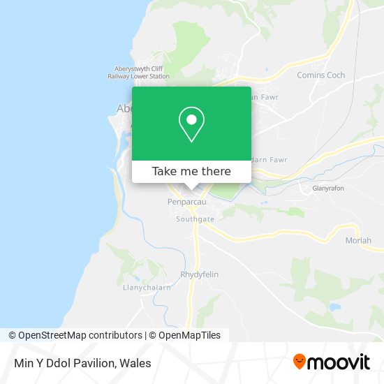 Min Y Ddol Pavilion map