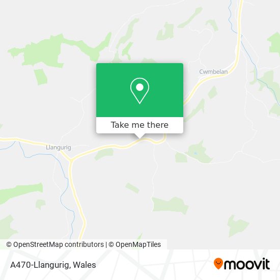 A470-Llangurig map