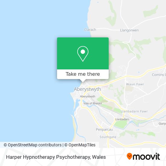 Harper Hypnotherapy Psychotherapy map