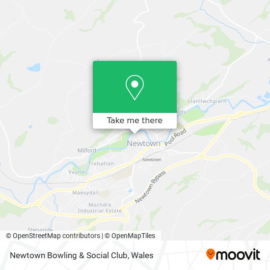 Newtown Bowling & Social Club map